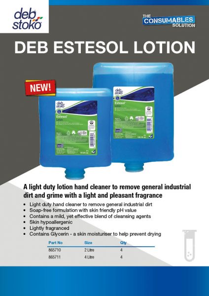 DEB Estesol A4 Leaflet