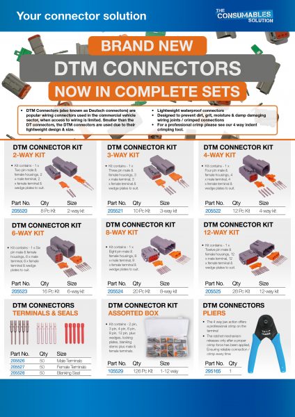 DTM Connectors A4 Leaflet