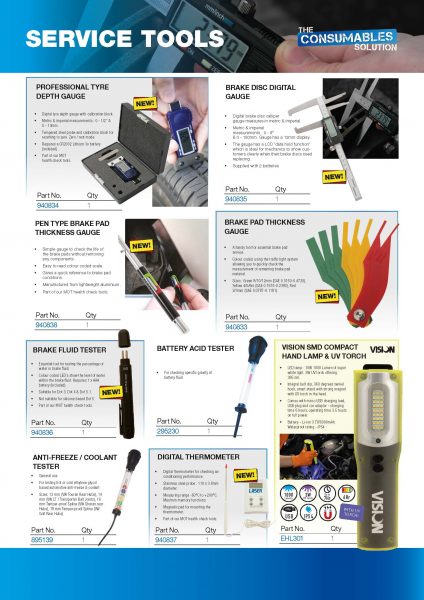 Service Tool A4 Leaflet