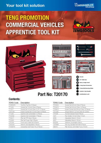 Teng Tool Kits A4 Leaflet