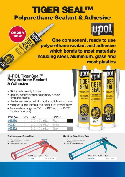 Tigerseal Polyurethane Sealant & Adhesive – A4 Leaflet