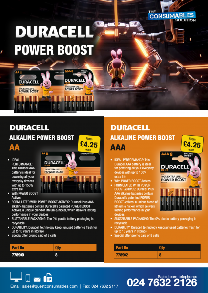 Duracell Power Boost_Quest Priced