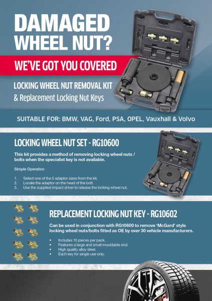RG Locking Wheel Removal Kit